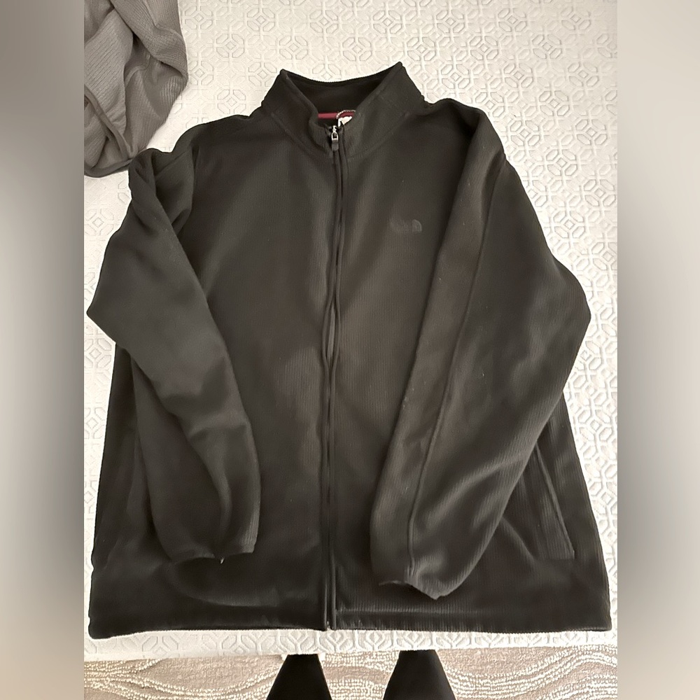 Black Northface Fleece Jacket XXL